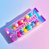Sac en plastique de qualité alimentaire pour 10g 20g 30g 50g Gummies Bonbons Sucre Chocolat Emballage Cadeau Pochette Mylar Échantillon Thé Épice Poudre Sac