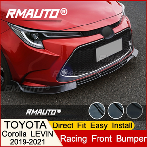 RMAUTO 3Pcs <b>Car</b> Front Bumper Splitter Lip Chin Bumper <b>Diffuser</b> Guard Spoiler <b>for</b> Toyota Corolla LEVIN 2019-2021 Body Styling Kit - Product Image 1