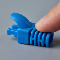 Protège-connecteurs RJ45 avec décharge de tension pour câbles Ethernet, protections de fiches réseau pour cordons de brassage Cat5e, Cat6, Cat6a