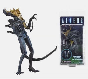 NECA Aliens 7 "Scale Series 12 Xenomorph Alien Action Figure Warrior Blue (Battle Damaged) Private Jenette <span class=keywords><strong>Vasquez</strong></span> - Product Image 1