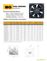 Ventilateur de refroidissement DC sans balais haute vitesse JEEK 8025 80x80x25mm 12V 0.23A 3600 tr/min pour boîtier PC et ventilation d'enceintes électroniques