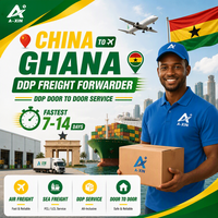 Expédition e-commerce de Chine vers le Ghana, logistique de dropshipping, transitaire avec service express pour petits colis