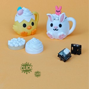 Nuevo juguete antiestrés de animal pequeño impreso en 3D, clicker de taza, juguete antiestrés para la punta de los dedos, colgante antiestrés para escritorio - Product Image 2