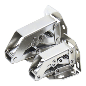 Charnières cachées, charnières à fermeture douce sans cadre pour portes d'armoire, charnières d'armoire cachées, charnières d'armoire d'angle de porte pliante - Product Image 6