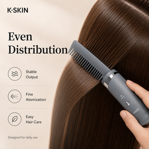 K-SKIN Smart Hair Growth Device, Ultrasonic Atomization Scalp Massage <b>Brush</b> Deep Nutrient Penetration Anti Frizz <b>Smooth</b> Hair - Product Image 5
