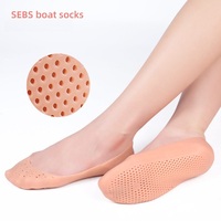 Chaussettes en gel de silicone pour le soin des pieds secs et craquelés, antidérapantes, pour le yoga, le ballet, le spa, hydratantes, chaussettes en caoutchouc, chaussettes en gel pour les pieds
