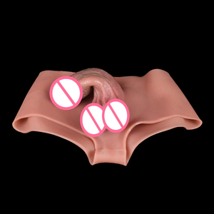 <strong>Strap</strong> <strong>on</strong> Dildo High Elastic Silicone Wearable Dildos Panties with 4.4'' Solid Penis <strong>Boxer</strong> Shorts Adult Sex Toy for Lesbians Gay - Product Image 2
