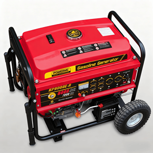 POWERAC PR9800-E 7.8KW Single Phase AC 457cc Air-Cooled 4-Stroke Cylinder Gasoline <b>Generator</b> 25L TankL - Product Image 4
