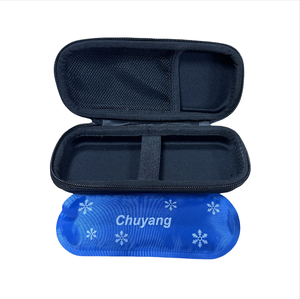 Estuche de viaje portátil con cierre de cremallera y aislamiento de EVA resistente, almacenamiento clásico de estilo lujoso para medicamentos para diabéticos, paquetes de hielo - Product Image 2