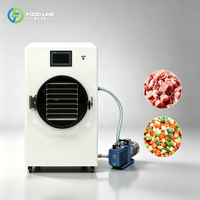 Lyophilisateur mobile commercial en acier inoxydable de petite taille pour la production de séchage sous vide des aliments