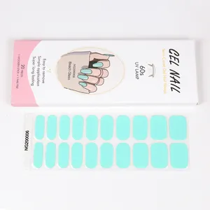 Huizi Thời Trang Bán Chữa Khỏi Nail Kết Thúc Tốt Đẹp Lâu Dài Trên Móng Tay UV Gel Nail Strips Với Đèn Uv