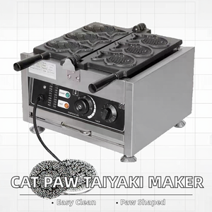Thương mại <span class=keywords><strong>Ice</strong></span> Cream Taiyaki máy Cá Shape Điện Waffle Maker cho Snack chuẩn bị - Product Image 2