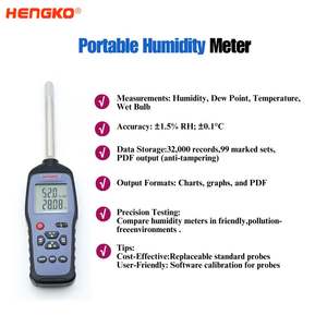 HG972液晶ディスプレイデータロガー温度と湿度レコーダーメーター付き - Product Image 3