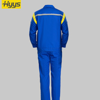 Ensemble de vêtements de travail antistatiques de sécurité professionnelle vestes de vêtements de travail personnalisées pantalons avec uniformes d'atelier réfléchissants