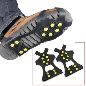 Cubrezapatos de silicona antideslizantes para escalada en hielo, para senderismo, para nieve y primavera, el mejor precio