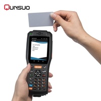 Terminal PDA UHF Portátil QUNSUO de 134.2khz con Lector RFID LF Android, Pantalla de 4 Pulgadas y Batería de 3400mAh para Gestión de Ganado