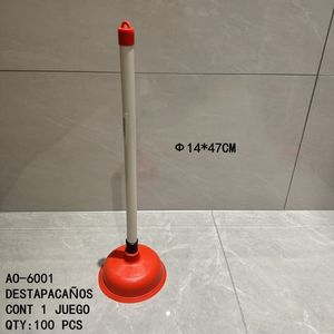 CASAMAX WL AO-6001 Déboucheur WC à piston 14x47cm pour un nettoyage efficace, élégant, portable, durable, moderne et de qualité supérieure - Product Image 1