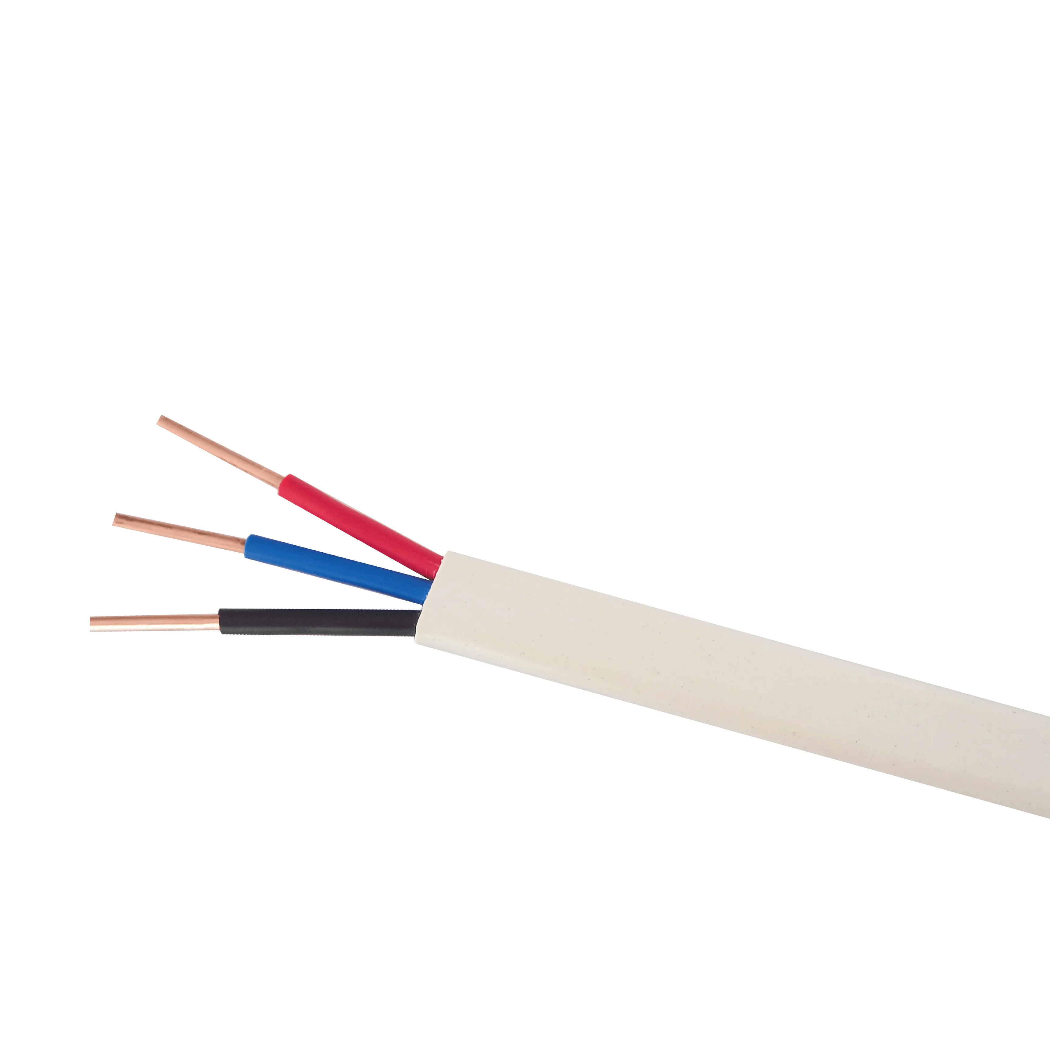 BVVB 2*1, 0 mm2 Kupfer-PVC-isoliert und ummantelt Flach kabel flexible flache elektrische Parallel kabel