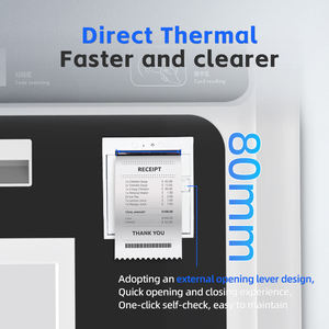 Terminal de paiement vertical intelligent de pointe avec grand écran tactile et système stable pour les magasins de détail sans assistance - Product Image 5
