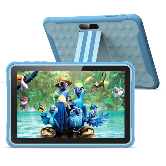 4G 10.1-inch Kids Tablet Computer Dual SIM Android 10 64GB with Front Camera for Students Educational Learning