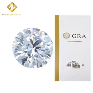 Zuanfa gioielli VVS DEF colore moissanite prezzo all'ingrosso bianco pietra di alta qualità taglio brillante rotondo diamanti sciolti moissanite