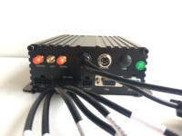 Système de sécurité professionnel 4 canaux hybride AHD H.265 avec compression, GPS 4G, et prise en charge des algorithmes ADAS DSM BSD AI pour la flotte de bus