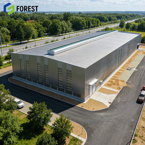 Hub logistique en acier structurel de qualité assurée avec système de toiture à panneaux solaires, usine certifiée ISO9001 - Product Image 1