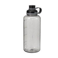 Bouteille d'eau classique DIBE portable grande capacité, écologique et motivante, personnalisable, sans BPA, en plastique, avec bouchon à vis, pour le sport