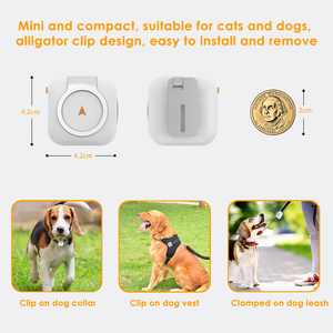 Thấp moq tuya App Hỗ trợ Mini <span class=keywords><strong>GPS</strong></span> Pet sức khỏe Tracker thời gian thực ai Pet Tracker 4 gam Mạng GPRS không có lệ phí hàng tháng cho chó mèo - Product Image 5