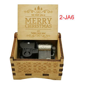 Scatole <span class=keywords><strong>musicali</strong></span> a manovella in legno per compleanno/anniversario/vi auguriamo un <span class=keywords><strong>buon</strong></span> <span class=keywords><strong>Natale</strong></span> regali unici per mamma/figlia/moglie - Product Image 3