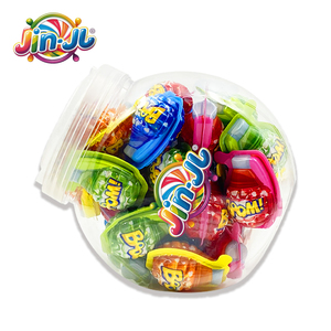 Venta al por mayor de fábrica Botellas asequibles Jelly Candy Fruit Juice 50% Grenade Pop Sandwich Soft Candy Fruit Flavor Spoof Snacks - Product Image 3