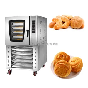 高品质燃气饼干旋转烤箱大容量5托盘羊角面包烤箱餐厅月饼烤箱