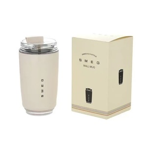 แก้วน้ำเก็บความร้อน SMEG สแตนเลส 304 ขนาด 12 ออนซ์ แก้วกาแฟแบบพกพาพร้อมฝาปิด สำหรับใช้งานกลางแจ้ง - Product Image 3