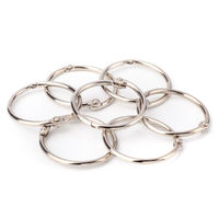 Metallische Nickel-Farbene Loseblatt-Binderinge Schlüsselringe im Großpack für Scrapbooks