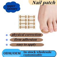 Patchs pour ongles en gros, traitement de renouvellement nocturne pour les ongles décolorés et abîmés, correcteur de faux-ongles incarnés, outils de pédicure