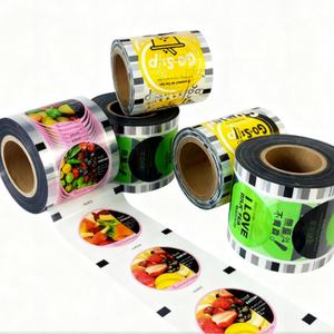 In Stock Food Grade Customized PET CPP Cup Sealing Film <b>Roll</b> for 90 95mm <b>Bubble</b> Tea Boba Milk Tea Coffee Plastic Cups - Product Image 1