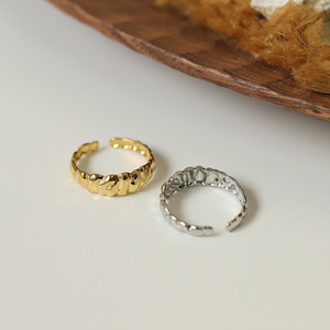Non-fading Gold Plated Stainless Steel INS Punk <b>Opening</b> <b>Ring</b> For Women Men - Product Image 4
