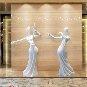 Escultura de Resina Artística Contemporánea para Decoración de Suelo en Vestíbulos de Hotel, Centros de Ventas, Exhibición Creativa de Gran Tamaño - Product Image 3