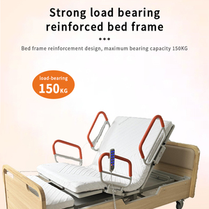 Stabile durevole <span class=keywords><strong>ospedale</strong></span>/letto paziente eco-friendly girevole e funzione di rotolamento per anziani o malati a casa $955 per la promozione - Product Image 5