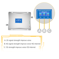 Amplificateur de signal GSM tri-bande S3GDW-Y pour téléphones portables, compatible 2G/3G/LTE, 850/1800/2100 MHz, couverture de 500 à 1000 m², 22 dBm
