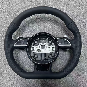 Volante de Cuero Personalizado para Audi A1 A3 A4 A5 <span class=keywords><strong>A6</strong></span> S3 S4 S5 S6 S7 RS3 RS4 RS5 RS6 RS7 S8 B8 B8.5 - Product Image 6
