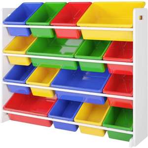 Étagère moderne en bois, organisateur <span class=keywords><strong>de</strong></span> jouets, armoire <span class=keywords><strong>de</strong></span> rangement pour enfants pour l'école, le salon, la chambre ou la maternelle, à usage domestique - Product Image 5