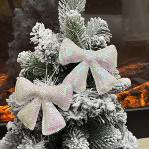 Adornos Navideños de Lentejuelas Brillantes de Algodón <span class=keywords><strong>ELIM</strong></span> al por Mayor, Mini Adornos Colgantes de Calcetines Brillantes en 3D, Modelo T-B310H para el Hogar - Product Image 2