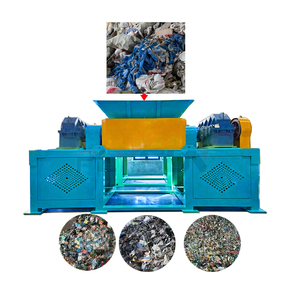 Multifunctional Double Shaft Garbage Shredder Sponge Rubber Foam Waste Mask Shredder Machine - Product Image 1