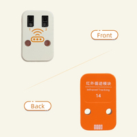 Modul Pelacakan Inframerah Qimayuan S14 3.3V-5V PH2.0 4-Pin untuk Proyek Pendidikan AI /ESP32