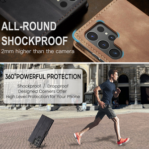 Funda de cuero multifuncional y práctica para teléfono móvil con soporte y ranura para tarjeta para <span class=keywords><strong>Samsung</strong></span> Galaxy S22 A35 A25 5G - Product Image 5