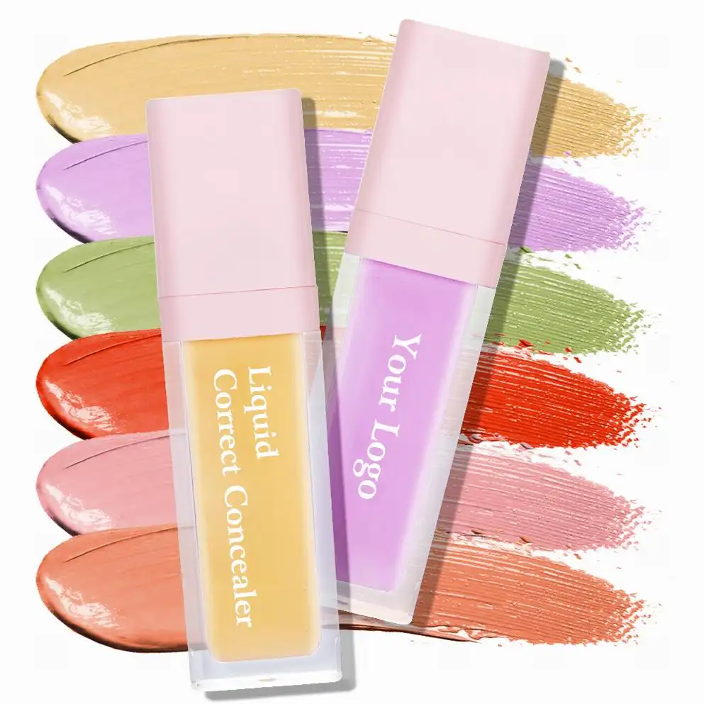 Multi-purpose Liquid Correct Concealer Natural-looking Full Coverage Private Label Mini Yellow Green Liquid Concealer