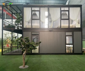 Casa Contenedor Expandible Prefabricada Móvil Pequeña de 2 Pisos con Cortina de Vidrio, Material Nuevo, <span class=keywords><strong>Vivienda</strong></span> 2026, Más Vendida - Product Image 2