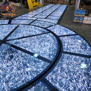 พื้นเต้นรำแม่เหล็กแบบกันน้ำ 3 มิติ ลายกระจกอินฟินิตี้ สำหรับงานแต่งงาน ขายส่ง - Product Image 4