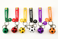 Porte-clés en PVC et caoutchouc 3D, motif de dessin animé de football et de basketball, impression numérique, souvenirs promotionnels, cadeaux publicitaires